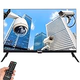 Eoulyee 24 Zoll Überwachungskamera Monitor, CCTV Überwachungsanzeige, Multifunktionsschnittstelle HDMI, AV, BNC, VGA, USB, PC Eingang LCD-Computermonitor 1920x1080 Full HD Auflösung