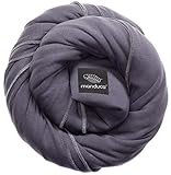 manduca Sling - Babytragetuch - Elastische Babytrage für Neugeborene von der Geburt bis zu 15 kg - Bio-Baumwolle - GOTS zertifiziert