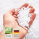 Bonvivre Premium EPS Perlen Styropor-Kügelchen Styroporkugeln 150 Liter - Nachfüllpack Kissen-Füllung Verpackungsmaterial Füllmaterial Pakete Sitzsack Mikroperlen Stillkissen