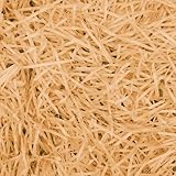 50g Raffia Füllmaterial Geschenk Hamper Shred Geschreddertes Papier Geschenk Füllung für Party Hamper Füllung und Geschenkverpackung für Geschenkbox Dekorations (Khaki)
