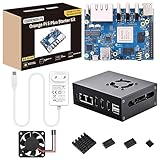GeeekPi Orange Pi 5 Plus 8GB LPDDR4/4x Rockchip RK3588 8-Core 64-Bit Single Board Computer with eMMC Socket,OPi 5 Plus Metal Gehäuse,Official Orange Pi 5V 4A Netzteil,40mm Lüfter für Orange Pi 5 Plus