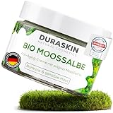 Duraskin® BIO Moossalbe gegen Falten mit hochwirksamen MoosCellTec | Mooscreme für Gesicht mit Anti Aging Wirkung als Feuchtigkeitscreme für Tag & Nacht | vegane Naturkosmetik Made in Germany