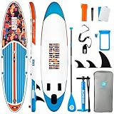 Niphean Stand up Paddle Board for Adults with SUP Zubehör, 320cm Haltbar Inflatable Paddle Boards for Adults Aller Fähigkeitsniveaus, Sup Board, Stand up Paddling Board mit Sitz, Paddleboard