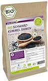 Bio Schwarzkümmel Samen 1000g - Ägyptischer Schwarzkümmelsamen - 100% Bio Qualität - Premium Qualität - Abgefüllt in Germany