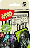 Mattel Games UNO Beetlejuice Kartenspiel für Kinder, Erwachsene & Familie mit Deck & Sonderregel, inspiriert vom Film