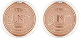 Catrice Sun Glow Matt Bronzing Powder, Bronzing-Puder, wasserfest, Nr. 035 Universal Bronze, braun, für Mischhaut, für unreine Haut, mattierend, matt, vegan, Nanopartikel frei (9,5g) (Packung mit 2)