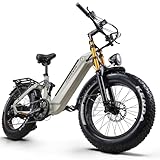 CEAYA Ebike Herren Damen Elektrofahrrad A20 PRO E-Bike Mountianbike 20 Zoll mit 48V20AH,7 Gang,Doppel federung Doppelscheibenbremse,Fat e Bike