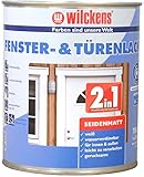 Wilckens 2in1 Fenster- & Türenlack seidenmatt, 750 ml, Weiß