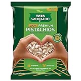 Green Velly Sampann Pistachios Roasted and Salted | Premium Pista | Rich in Protein, Phosphorus, and Dietary Fibre | Premium Nuts & Dry Fruits | 200 g