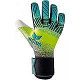 Erima Erwachsene Flex RD Robusto Torwarthandschuh, Petrol/Lime/schwarz, 8