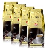 4x Cafeclub Supercreme Schweizer Schümli Kaffeebohnen 1 Kg Für Kaffeevollautomaten