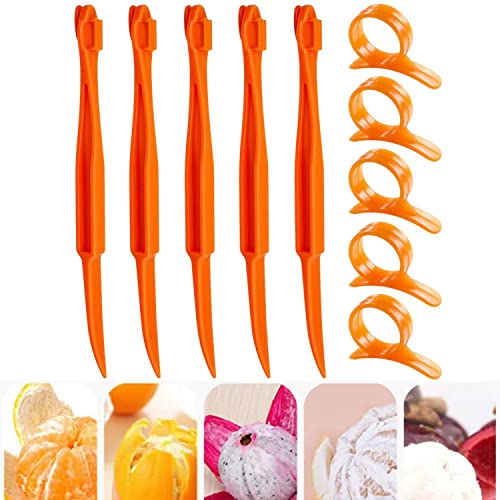 Orangenschäler,Orange Citrus Peeling Tool,10Pcs Orange Schäler,Zitronenschäler,Orange Citrus Peelers,Schäler,Sparschäler Schäler,Kitchen Professional Peeling Tool Orange Citrus Peeling Tool