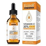Vitamin C Serum mit Hyaluronsäure für Gesicht & Hau - Gesichts serum Vitamin C Vegan Anti-Aging Gesichtsserum 60ML