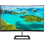 Philips 272E1CA 68,6 cm (27 Zoll) gebogener rahmenloser Monitor, Full HD 1080P, 100% sRGB, Adaptive Sync, Lautsprecher, VESA