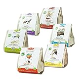 TERRAMOKA - Exzellenter Bio-Kaffee - Probierpaket - Mix 6 Sorten Grand Cru Kaffee - 96 Senseo Zero Waste Pads (6 * 16) - Home Compost - In Frankreich geröstet