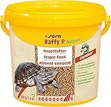 sera Raffy P Nature 3,8 L (850 g) - Die ausgewogene Grundlage für Wasserschildkröten, Wasserschildkröten Futter