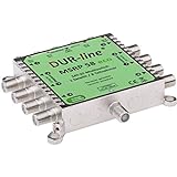 DUR-line MSRP 5/8 eco - Multischalter für 8 Teilnehmer - Geringe Stromaufnahme - 0 Watt Standby Multiswitch [Digital, HDTV, FullHD, 4K, UHD]