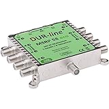 DUR-line MSRP 5/8 eco - Multischalter für 8 Teilnehmer - Geringe Stromaufnahme - 0 Watt Standby Multiswitch [Digital, HDTV, FullHD, 4K, UHD]