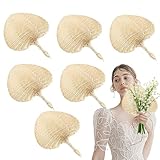Gewebter Bast-Fächer | Handventilator aus natürlichen Palmenblättern, Webpaddel, Kühlzubehör, Tischdekoration für Zuhause, Wand, Hochzeit, Outdoor, Strand, Themenpartys