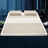 100% Thailand natürliche Latexmatratze mit Abdeckung natürlicher Reiner Gummi -Matratze 1,8 m Bett 1,5 m eingedicktes Heimwohnheimkissenmatte, Dicke 2,5 cm, 80x200 cm