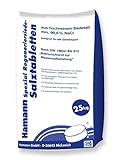 Hamann Salztabletten 25 kg - Wasseraufbereitung Wasserenthärter - Hochwertig & für alle Gerätetypen geeignet