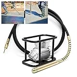 Wiltec Elektro Betonrüttler 1500 W, Betonverdichter 2840 U/min mit Ø 45 mm Rüttelflasche mit 6 m Schlauch, Flaschenrüttler mit Tragegriff