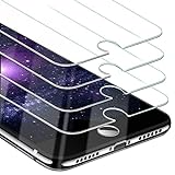 Beikell Schutzfolie Kompatible mit iPhone SE 3/2 (2022/2020 Edition), iPhone 8, iPhone 7, iPhone 6S und iPhone 6, Gehärtetes Glas Displayschutzfolie, 9H Härte, Kratzfest, Blasenfrei, 4 Stück