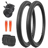 ZUKKA Set Paar Fahrradreifen 27.5 x 2,125 Zoll Faltbar Reifen 30 TPI Fahrrad Mantel 54-584 Plus 2er-Pack 27.5 Zoll Schlauch für Rennrad, Mountainbike, E Bike, Schmutz Offroad Fahrrad