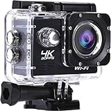 Lipa AT Q1 4K Ultra HD Action Kamera IPS Wifi - Action Cam - Unterwasserkamera - Vlog Kamera - Wifi Kamera - Dashcam - Action Kamera