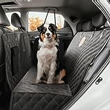 Rudelkönig Hundedecke Auto Rückbank - Wasserabweisende Autoschondecke für Hunde mit Seitenschutz und Sichtfenster - Kratzfeste Autodecke für den Rücksitz