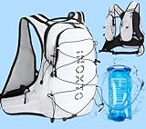 DeeprBling 12L Trinkrucksack mit 2L Trinkblase, Ultraleicht Fahrradrucksack Herren, Skirucksack Damen, Kleiner Wanderrucksack Sportrucksack zum Skifahren, Fahrradfahren, Laufrucksack Wasserdicht