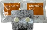 Herbagarten Combi Set: Effektive professionelle Entwurmung, 2 Tabletten für Hunde + Dia DOG'N CAT 2 Tabletten bei Durchfall, Entwurmungsmittel, Wurmkur (Inp)