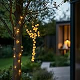 SolarCentre® Elan Outdoor USB Solar Lichterkette - Weiß und Warmweiß - 200 LEDs 20m