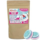 Pastaclean WC-Reiniger Tabs (25 Stück) Extra starker Toilettenreiniger für Toiletten, Spülkasten & Urinale - Mit Aktiv Sprudel-Formel, entfernt Kalk, Ablagerungen, Urinstein & Gerüche