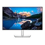 Dell U2723QE UltraSharp USB-C 27 Zoll 4K UHD (3840x2160) Monitor, 60Hz, IPS, 5ms, 98% DCI-P3, HDR400, 3x USB-C, 2x DisplayPort, HDMI, 5x USB, RJ45, 3 Jahre Garantie, Silber