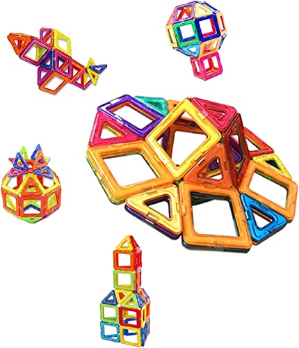Magnetische Bausteine 148 Teile, Magnetspielzeug Magneten Kinder Magnetbausteine Magnet Spielzeug Magnetspiele für Kinder Geschenk ab 3 4 5 6 7 8 Jahre Junge Mädchen Bauklötze Kinderspielzeug