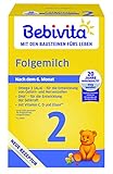 Bebivita Milchnahrung 2 Folgemilch, 4er Pack (4 x 500 g)