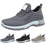 Unisex Sneaker,Laufschuhe Damen Running DäMpfung - Sneaker Damen Herren Leicht rutschfeste StraßEnlaufschuhe Sommer Sportschuhe Atmungsaktive Walkingschuhe Tennisschuhe Outdoor Schlupfschuhe
