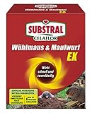 Substral Celaflor Wühlmaus & Maulwurf Ex Stop, vertreibt Wühlmäuse und Maulwürfe mit Sofortwirkung, ohne Gift, 150g, grün