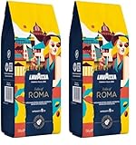 Lavazza, Tales of Roma, Kaffeebohnen, Ideal für Espresso-Kaffeemaschinen, mit Aroma Noten von Haselnuss & Dunkler Schokolade, Arabica und Robusta, Intensität 8/10, Mittel Röstgrad, 250 g