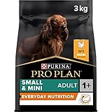 Pro Plan Small & Mini Adult Everyday Nutrition, Hundefutter trocken, reich an Huhn, 1er Pack (1 x 3 kg)