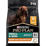 Pro Plan PURINA PRO PLAN Small & Mini Adult Everyday Nutrition, Hundefutter trocken, reich an Huhn, 1er Pack (1 x 3 kg)