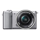 Sony Alpha 5000 Systemkamera (Full HD, 20 Megapixel, Exmor APS-C HD CMOS Sensor, 7,6 cm (3 Zoll) Schwenkdisplay) silber inkl. SEL-P1650 Objektiv