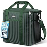 HOEL Kühltasche groß 30L faltbar - Isolierte Thermotasche - Lunchtasche wasserdicht & auslaufsicher - Isoliertasche für Auto & Einkaufen - Picknicktasche Lunch Bag Lunchbag