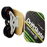 Outdoor Freeline Rollschuhe Road Drift Skates Platte mit PU-Rädern und ABEC-9 608 Kugellagern (Schwarz mit Ahornholzplatten)