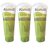 Hand- und Nagelcreme von Kamill mit intensivem Kamillen-Extrakt für reichhaltige Pflege, 100 ml, 3 Stück