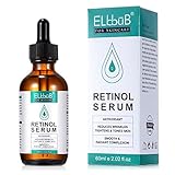 Retinol Serum Gesicht mit Retinol, Hyaluronsäure und Vitamin E Strahlende, Ebenmäßige Haut - Falten Weg Soforteffekt, Hautpflege