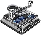 OCB MikrOmatic Duo-Zigaretten-Stopfmaschine Zigarettenstopfmaschine, Chrom, Silber, 15 x 15 x 8 cm