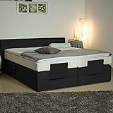 PAARA Boxspringbett mit Motorverstellung - 10.000 Newton Motorleistung - Anti-Rutschmatten Taschenfederkern Kaltschaum Topper - inklusive Lieferung bis zum Wunschort mit Aufbau-Service