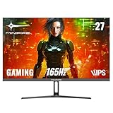 Minifire Gaming Monitor 27 Zoll, 165 Hz, 1ms, AdaptiveSync, IPS, 2xHDMI 2.0/1xDP 1.4 Ports, FHD, sRGB 110%, Monitor PC Bildschirm(MFG27F2 HDMI-Kabel im Lieferumfang enthalten)